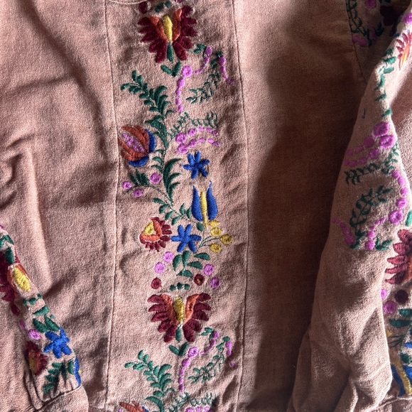 Tuchinda Embroidered Long Sleeve Blouse Kids Size 4 - Picture 4 of 9